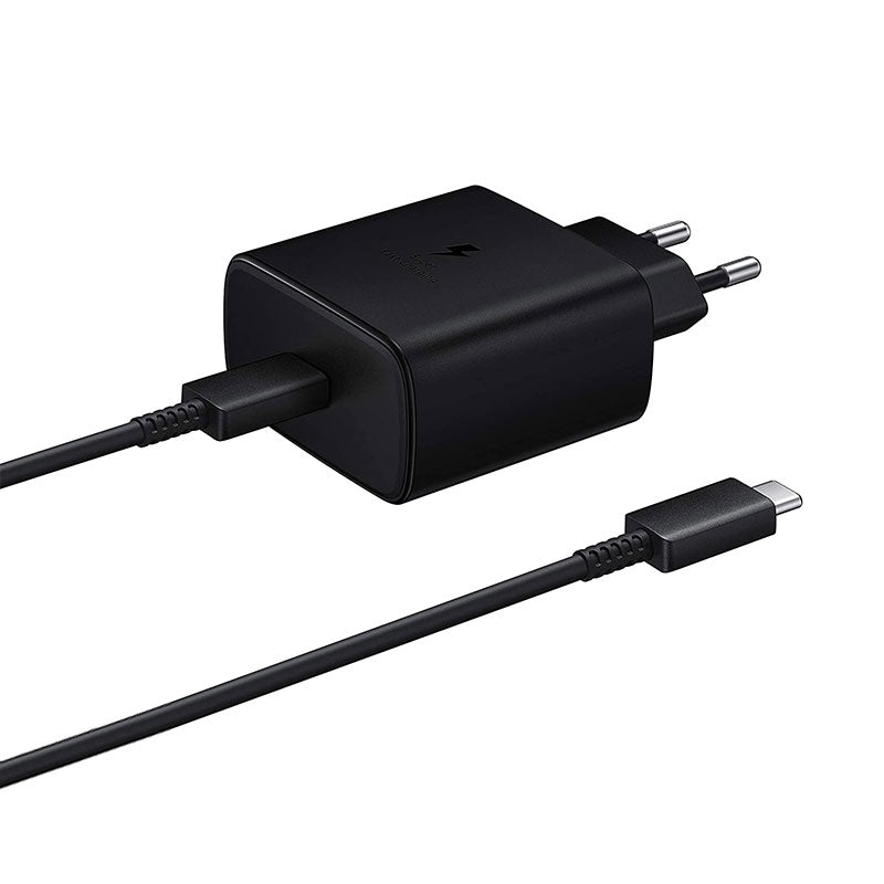 Samsung Charger Home Adaptor 45W Power With Cable Type-C To Type-C 1.8M - Black