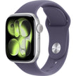 Apple Watch Series 11 46mm smartwatch by Planettech with digital display and sleek black band.