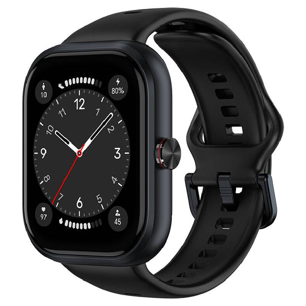 Honor Choice Smart Watch displaying digital time and fitness tracking features on a sleek black band.