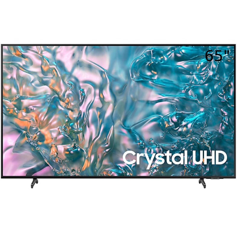 Samsung 55-inch Crystal UHD 4K Smart TV with Tizen OS, sleek design and vibrant display for immersive viewing.