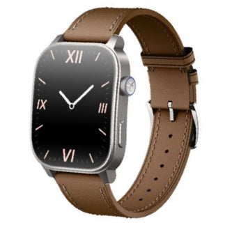Scykei Movis smart watch with black band and digital display, showing time and fitness tracking features.