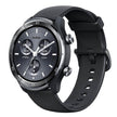 Mibro A3 Smart Watch with black band, digital display showing time and fitness stats on a sleek, modern smartwatch screen.