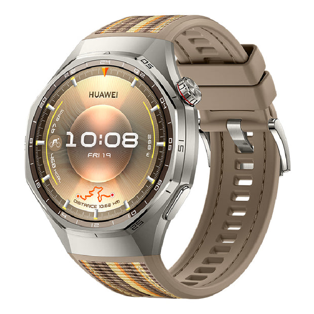 Huawei Watch GT6 Pro 46mm smart watch showing a sleek black design with a digital display and fitness tracking features.