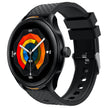 Infinix N4 XW4 smart watch displaying digital time and health tracking features on a black band.