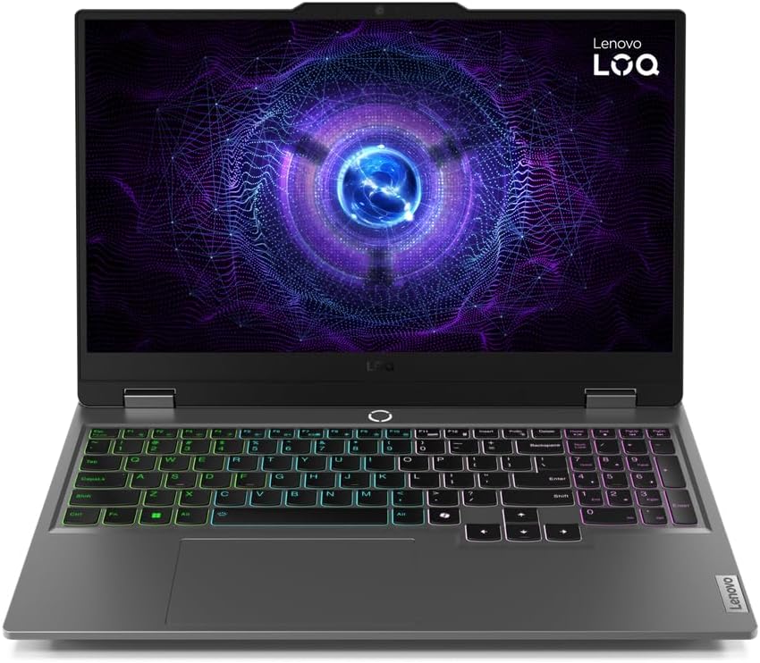 Lenovo LOQ 15IRX9 Gaming -Intel Core i5-13450HX, AI Chip: LA1, NVIDIA GeForce RTX 3050 6GB GDDR6 Graphics, 16GB DDR5 RAM, 512GB SSD, 15.6