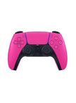Sony DualSense wireless controller for PlayStation 5, black gaming controller with adaptive triggers and ergonomic design.