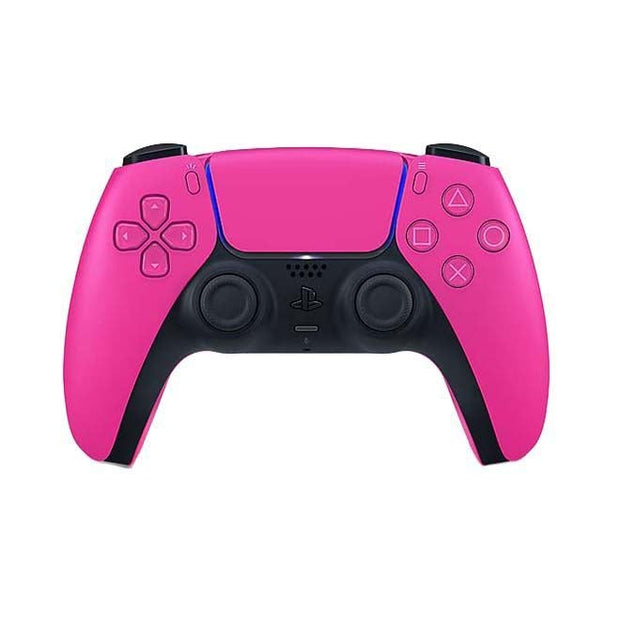 Sony DualSense wireless controller for PlayStation 5, black gaming controller with adaptive triggers and ergonomic design.