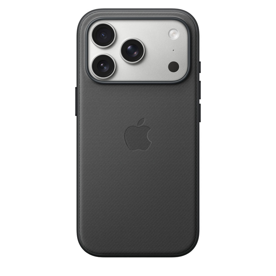 Apple iPhone 17 Pro TechWoven Case with MagSafe in Sienna, showing the woven textured design on the back of the phone.