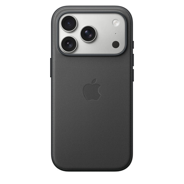 Apple iPhone 17 Pro TechWoven Case with MagSafe in Sienna, showing the woven textured design on the back of the phone.