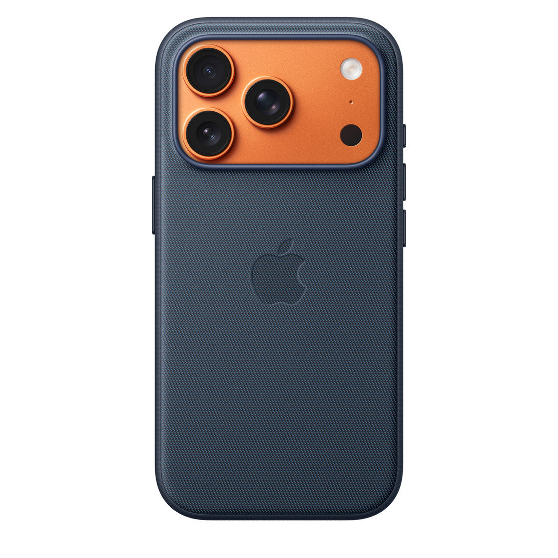 Apple iPhone 17 Pro TechWoven Case with MagSafe in Sienna color, showing the woven texture and magnetic back attachment.