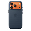 Apple iPhone 17 Pro TechWoven Case with MagSafe in Sienna color, showing the woven texture and magnetic back attachment.