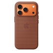 Apple iPhone 17 Pro TechWoven Case with MagSafe in Sienna color, showcasing the woven textured design and magnetic attachment area.