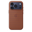 Apple iPhone 17 Pro TechWoven Case with MagSafe in Sienna color, showing the woven textured design and MagSafe magnetic feature.