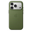 Apple iPhone 17 Pro TechWoven Case with MagSafe in Sienna, showing the woven textured design and MagSafe alignment on the back.