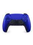 Sony DualSense wireless controller for PlayStation 5, featuring ergonomic design and textured grips.