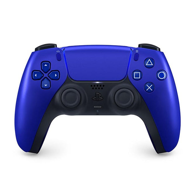 Sony DualSense wireless controller for PlayStation 5, featuring ergonomic design and textured grips.