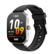 Amazfit Pop 3S Smart Watch in silver with digital display and fitness tracking features, shown on a person's wrist.
