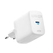 Anker 45W Home Adapter 313 fast charger in white with compact design and USB-C port for quick device charging.