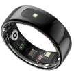 CardoO Smart Ring 7 smart watch with black band and sleek design, displayed on a white background.