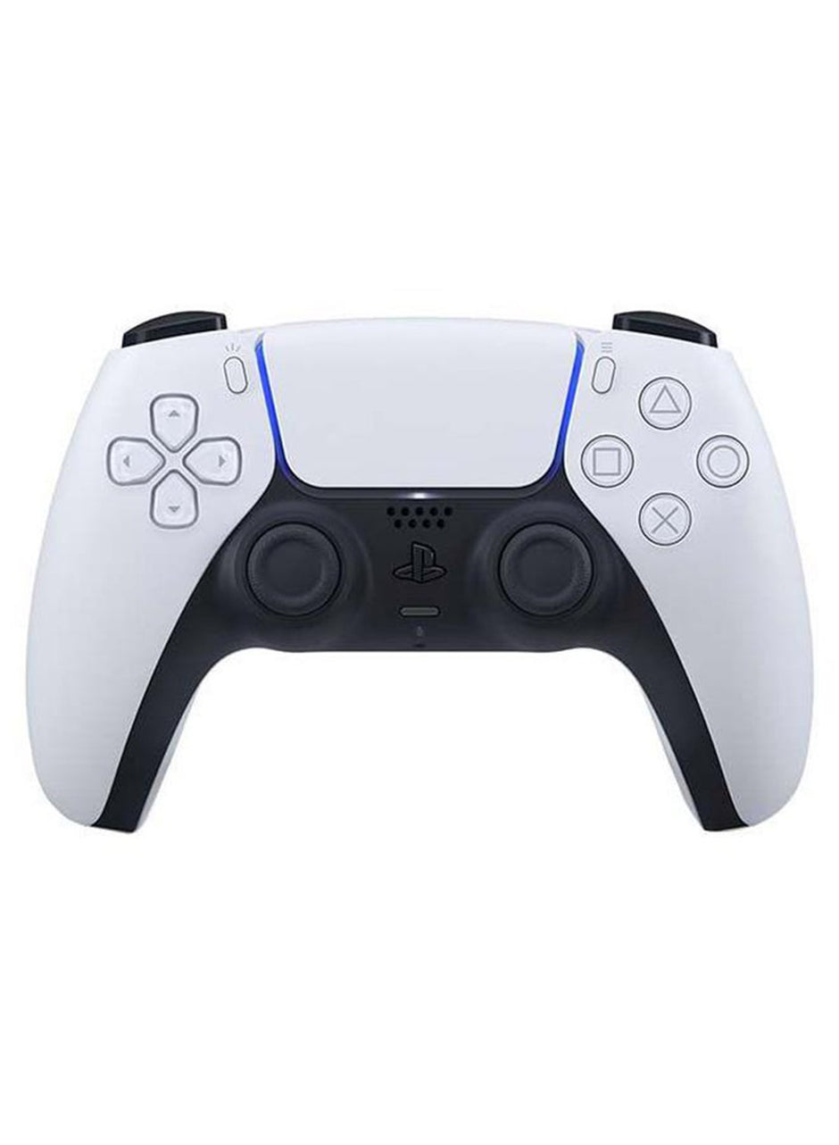 Sony DualSense wireless PS5 controller with ergonomic design, black color, and textured grips for PlayStation 5 gaming.