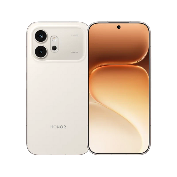 Honor 600 dual SIM 5G smartphone in gold with 8GB RAM and 256GB storage from Planettech.