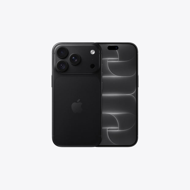 Apple iPhone 18 Pro in black with a sleek finish, 6.3-inch display, shown from the front with a clean screen.
