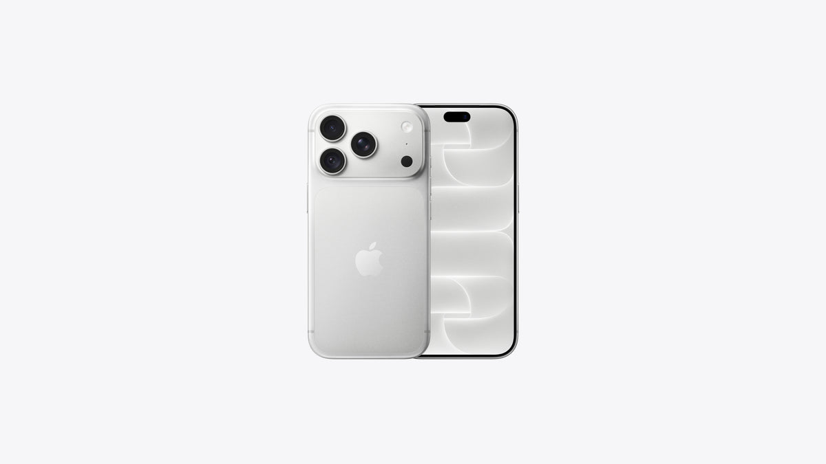 Silver Apple iPhone 18 Pro with a sleek finish, 6.3-inch display, shown from the front in the image.
