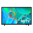 Samsung 32-inch HD H5000 Smart TV displaying a colorful screen, sleek black frame, and modern design.