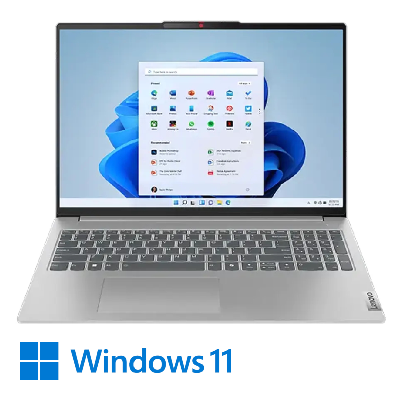 Lenovo IdeaPad Slim 5 Ultra 15.6-inch laptop with 16GB RAM and 512GB SSD, sleek design and modern workspace style.